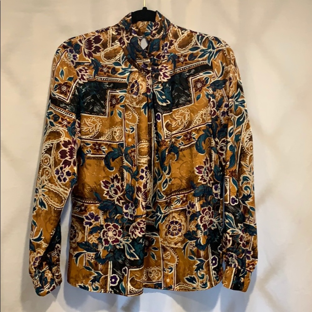 90’s Vintage Floral Blouse